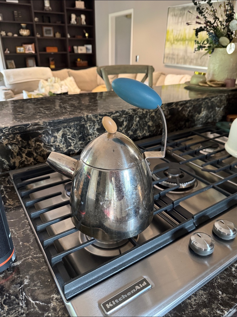 Vintage Alessi kettle signed